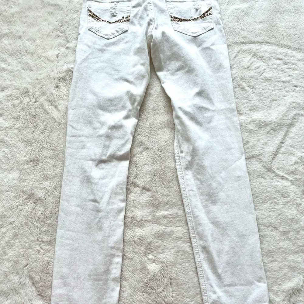 Jeans with sparkling rhinestones size 25